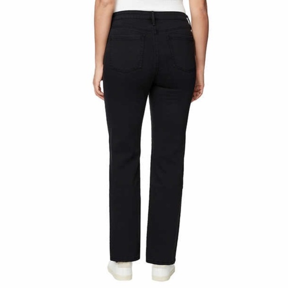 Buffalo by David Bitton High Rise Black Straight Leg Strech Denim Eco Friendly - Picture 5 of 9